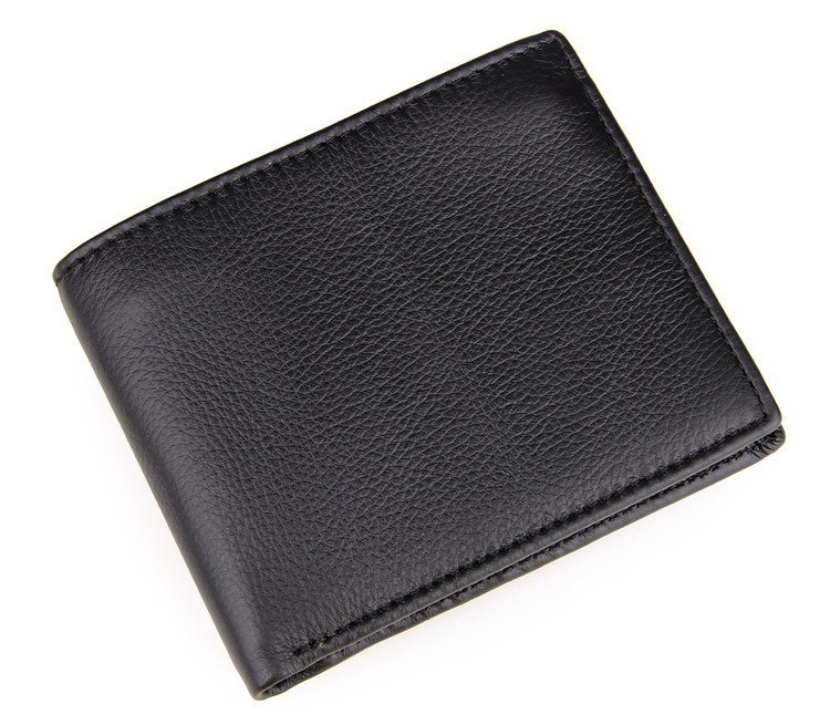 J.M.D Genuine Cow Leather Long Bifold Slim Wallet Suit For Walk Around Travel 