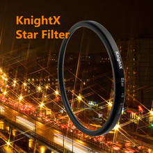 KnightX 52MM 58MM 67MM 4 6 8 Point 8PT Star Filter Point Line 52 58 MM for Canon 18-55mm EOS Rebel T4i T3i T2i XSi XT lens DSLR