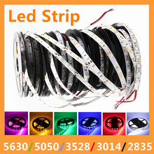 Lampadas LED Strip 5050 Neon 5630 Power Supply 3528 New Year 3014 DC 12V Luz LED