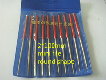 Wholesale 2 100 Mini round diamond file 10pcs 1lot knife Guitar repair Jewelry appliance Wholesale whole