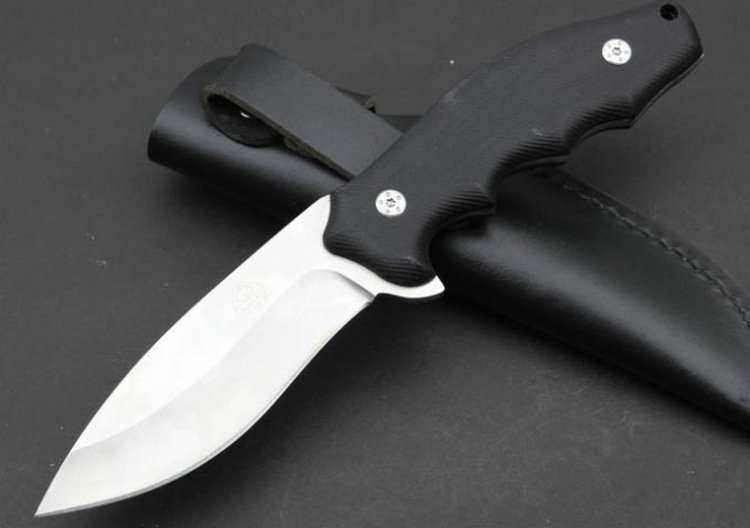9Cr18Mov 59HRC blade G10 handle OEM Y start straight camping survival knives fixed blade tactical knife