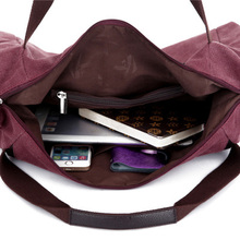 new style Fashion Personality Casual canvas bag Top quality women shoulder bag big capacity handbags women