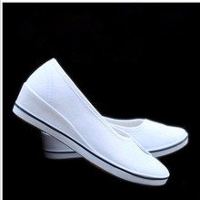 2016 New Free shipping Women’s Nurse shoes,Lady’s Casual Cloth Shoes Flats,Girls’ Ballet Flats Solid Dropshipping