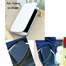 Кожаный чехол откидная крышка корпуса протектор оболочка для Samsung Galaxy S3 I9300 S3 нео I9300i S3 дуэта