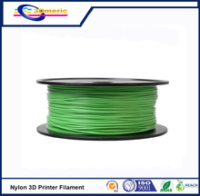 3D printer filament 1.75mm Nylon PA extruded plastic green colour 3D printer material high strength engineering level