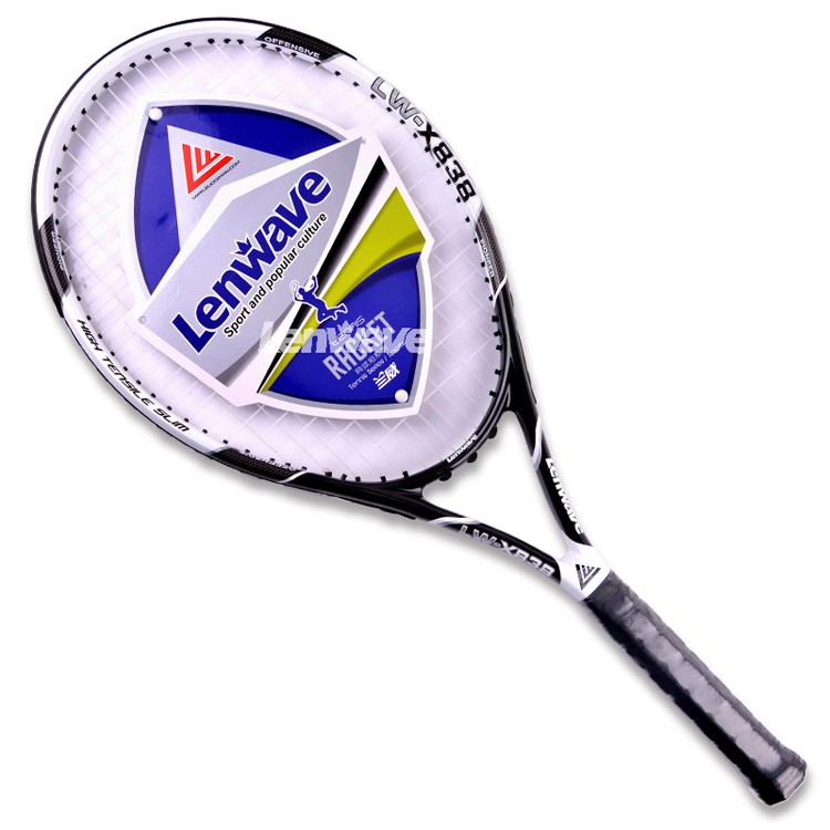 Carbon Aluminum Head Tennis Racket Lenwave Brand Men and women sports training Raquete 838#