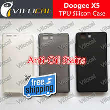 DOOGEE X5 Silicon Case 100% New Anti-Oil Soft TPU Protective Back Cover For DOOGEE X5 Pro Mobile Phone + Free Shipping