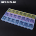 DIY tool Box Electronic Plastic Toolbox Powdered Alcohol Casket SMD SMT Screw Component Storage Box