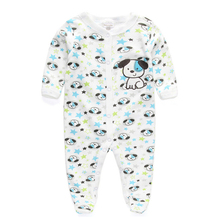 Baby Rompers 100 Cotton Panda Newborn to 9M Carters Baby Girl Boy Jumpsuits 1pc lot Long