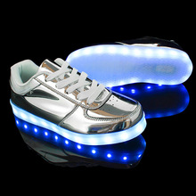 2016 Fashion Unisex LED Shoes Men & Women Luminous USB Rechargeable Led Light Up Shoes Women chaussure lumineuse Dollar price