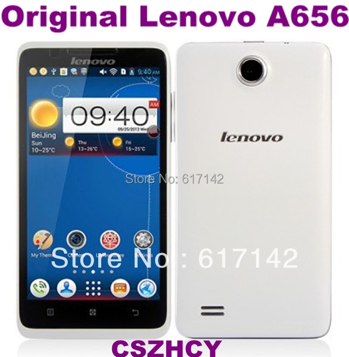 5pcs lot Original Lenovo A656 Unlocked Dual SIM Card Smart Mobile phone 5 Inches 5MP Wifi