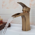 Antique Brass Kitchen Sink Bathroom basin Faucet mixer tap GZ 8125
