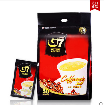 Coffee g7 three in 800g instant coffee powder