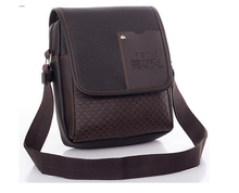 Lowest price 2015 New hot sale PU Leather Men Bag Fashion Men Messenger Bag small Business