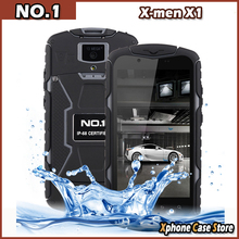 NO.1 X-men X1 8GBROM+1GBRAM 5.0″ Android 4.4 Waterproof/Shockproof/Dustproof Mobile Phone MTK6582 Quad Core 1.3GHz OTG IP68