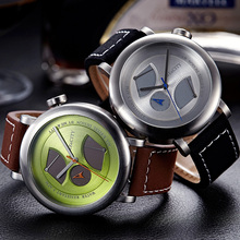 Unique Top Men Genuine Leather Strap Waterproof Quartz Man Luxury Military relogio Dress Casual Fashion Hot Sports Brand Watches