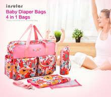 High Quality multifunctional mama bags maternity baby diaper bags diaper mummy maternity handbag baby cloth diaper wet bag