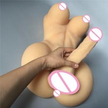 Lady boy real solid best silicone sex dolls life size love doll for women lesbian gay male with big breast/penis/cock/dick