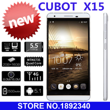 Original Cubot X15 5.5″inch HD Screen Android 5.1 16MP Camera MTK6735A Quad Core 2G RAM 16G ROM Dual SIM GPS 4G Smartphone