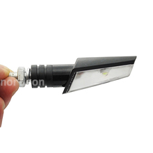Universal 12V LED Motorcycle Turn Signal Indicator Lights Amber Blinker lamp ND37 For Ducati Honda Suzuki