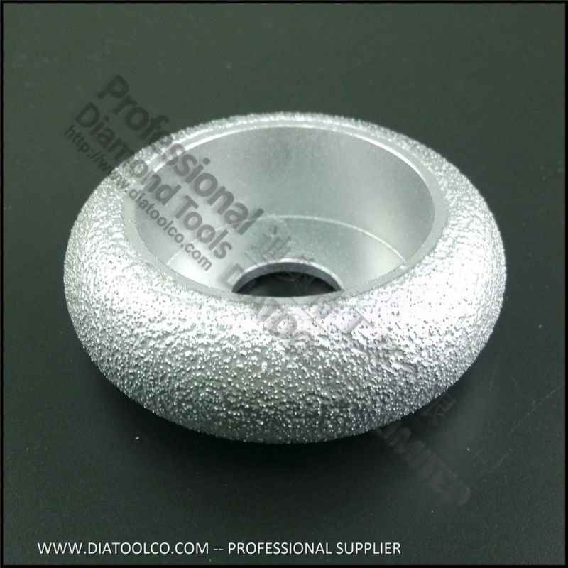 Vacuum Brazed Diamond Convex grinding wheel 75mmx25MM  for marble granite and quartz... Profile wheel