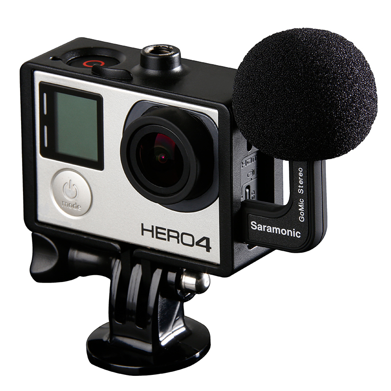 Saramonic GoMic Professional Mini Stereo Ball Microphone for Gopro Hero4 4 3 3 Sport Action Cameras