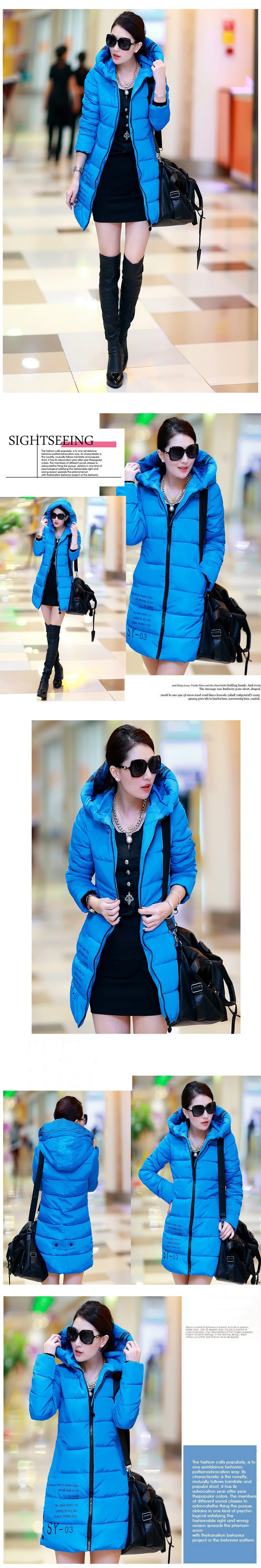 2015 NEW Fashion Winter Coat Women Casual Letter Print Down Jackets Large Size Slim Hooded Outerwear Coats Woman\'S Coat 4XL (8)
