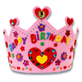 New 3D EVA Handmade Crown Craft Gifts Kits Birthday Crown DIY Hat Craft Toy FCI