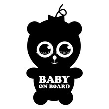 50 pcs/lot baby on board Sticker For Car Rear Windshield Truck SUV Bumper Auto Door Laptop Kayak Canoe Art Vinyl Decal 8 Colors