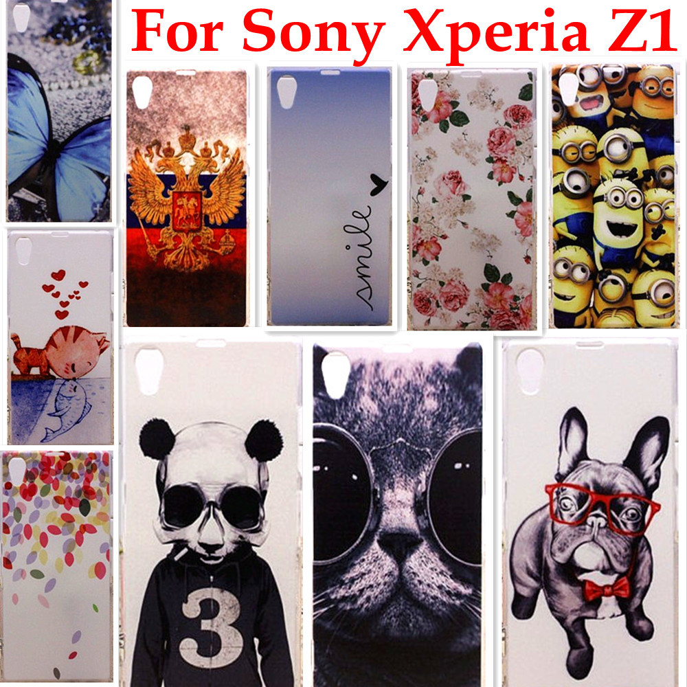 Free Shipping Cover Case FOR sony xperia Z1 case for sony xperia Z1 L39H Cell Phones