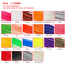 DIY Diameter 1.75mm PLA 3D Printer Filament for 3D Printer Pen Plastic Rubber Consumables Material 10PCS/LOT Random Color
