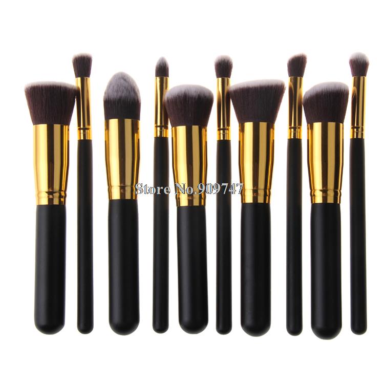 High Quality Maquiagem Makeup brushes 10PCS LOT Beauty Cosmetics Foundation Blending Blush Make up Brush tool