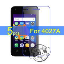 5pcs Ultra Clear LCD Screen Protector Film Cover For Alcatel One Touch pixi 3 4.5″ pixi3 OT 4027A Protective Film + cloth