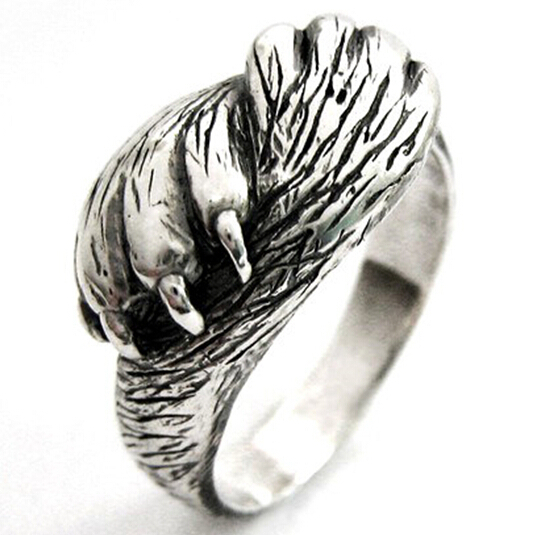 bear claw wedding rings