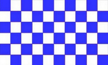 CHEQUERED BLUE AND WHITE Flag 3ft x 5ft Polyester Banner Flying 150* 90cm Custom flag outdoor