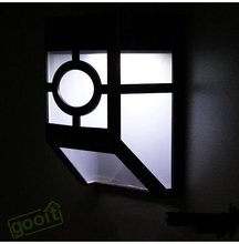 Solar Powered LED Light – Wall Mounted – Outdoor Path Entry Walkway Lighting