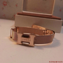 Free Shipping Fashion rose gold titanium 18k Women/Lover Bangle 18K Silver/Rose plated Stainless Steel pulseiras bracelet