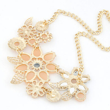 Colar Collar 2015 Mujer Boho Fashion Statement Necklaces Pendants for Women Flower Choker Necklace Fine Jewelry
