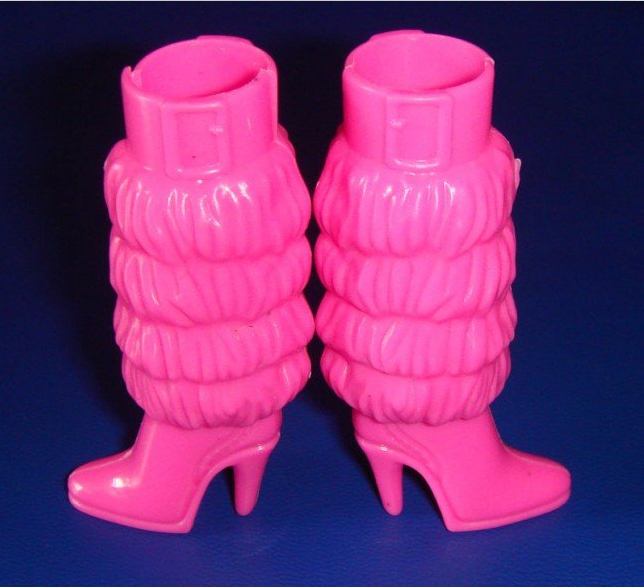 Free Shipping Fashionable Hawaii Grass Skirt Boots For Barbie Dolls Plastic Boots Toy Shoes Lowest Price Factory Wholesale
