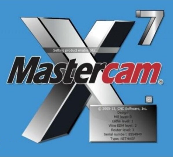 100%  mastercam x7    