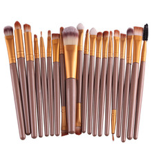 20Pcs Makeup Brushes Set Pro Powder Blush Foundation Eyeshadow Eyeliner Lip Gold Cosmetic Brush Kit Beauty