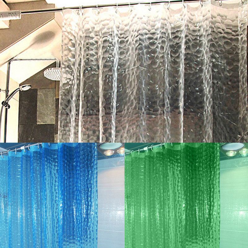 1.8X1.8m Moldproof Waterproof 3D Thickened Bathroom Bath Shower Curtains EVA Eco-friendly bathroom products free shipping