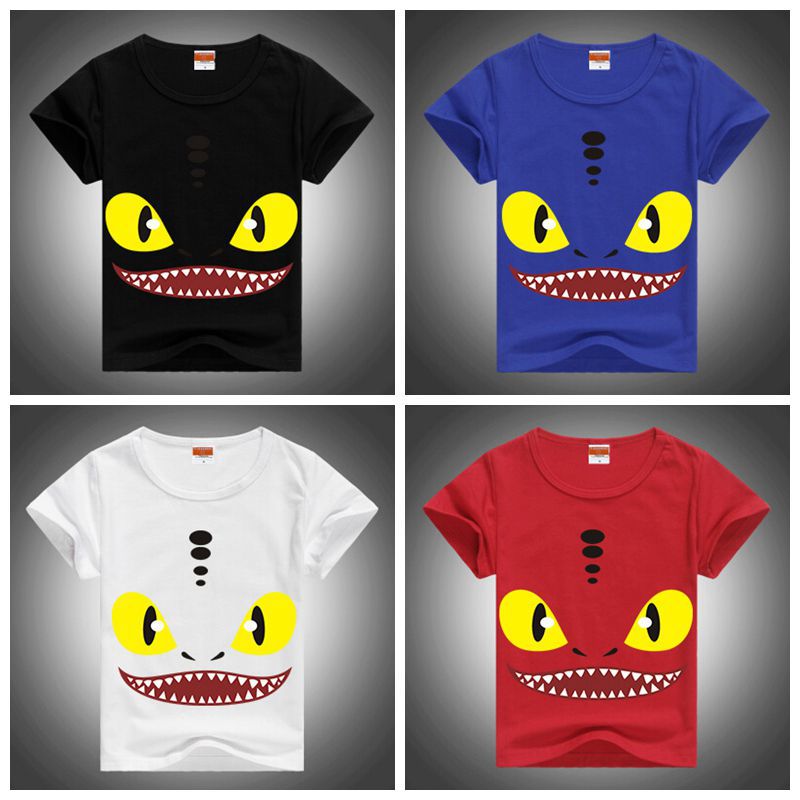 Hot Popular How To Train Your Dragon 2 For Children Baby Boys Girls Cotton T Shirt