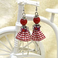 2015Spring Styles New Arrival Women Fashion Earrings Lovely Folk style Dolls Earrings doll pendant Jewelry free