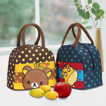 2016 New 17 colors Cute Cartoon Student Lunch Bag Lunch Boxs Bag Handbag Picnic For Women Food Container