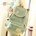 Japan And Korea Style Women Canvas Backpack School Bag For Girls