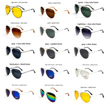 Fashion Aviator Glasses Women Men Driving Sunglasses Night Sight Glasses Free Shipping