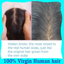 7A Virgin Peruvian human hair silk base closure with bundles body wave unprocessed hair extension 3