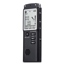 Free Shipping Professional 8GB Time Display Recording Digital Audio Voice Recorder Dictaphone with MP3 Player Grabadora De Voz