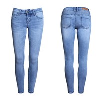 2016 Fashion S- 2XL Low Waist Jeans High Elastic Plus Size Women Jeans Femme Washed Casual Skinny Pencil Denim Pants China